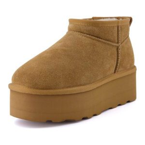 Cushionaire Hippy Women's Platform Ankle Boots