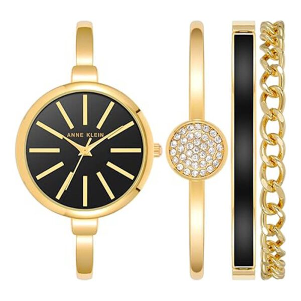 Anne Klein Bangle Watch and Bracelet Set