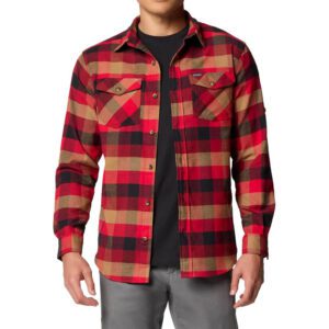 Columbia Men's Bearmouth Springs Roll up Flannel Long Sleeve Shirt